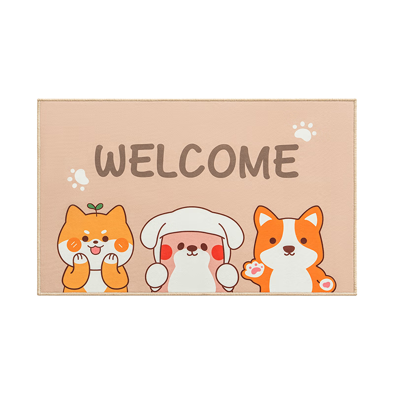 JD Original Jiji Mat, Bathroom Floor Mat, Absorbent Non-Slip Entrance Mat for Doorway And Foyer, Dust-Removing, Camel Color, 40*60cm