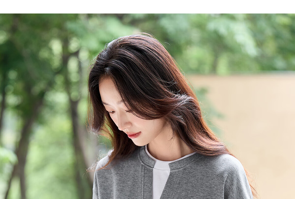 PinCai Women's Casual V-Neck Fake Two-Piece Loose Slim Layered Sweatshirt P53W050 36