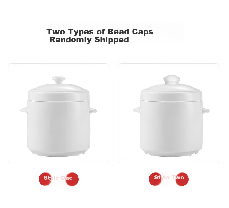 MAXCOOK Ceramic Stew Pot for Bird's Nest Soup, Chicken Soup And Egg Custard, Double Boiler Steamer And Stew Pot 750ml MCTC7261 5
