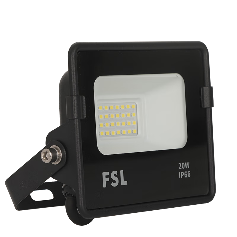 Foshan Lighting LED Floodlight 20W White Light 1800lm IP66 Waterproof Outdoor Spotlight for Construction Site Street Lamp Factory Workshop Anti-Surge