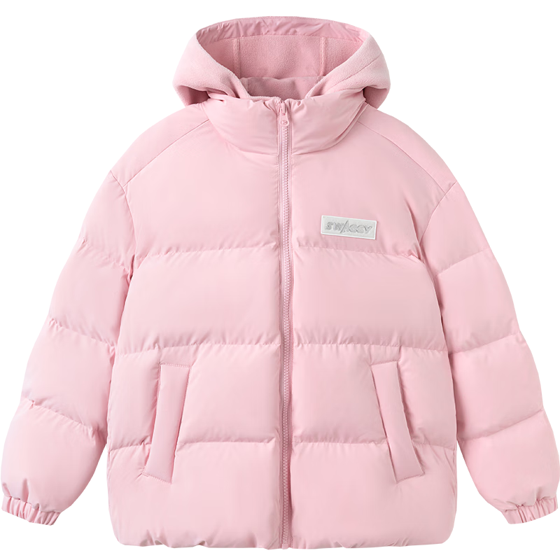 BALABALA Kids Down Jacket Girls Winter Outdoor Windproof Warm Coat 2025 Sweet Style 208425107002