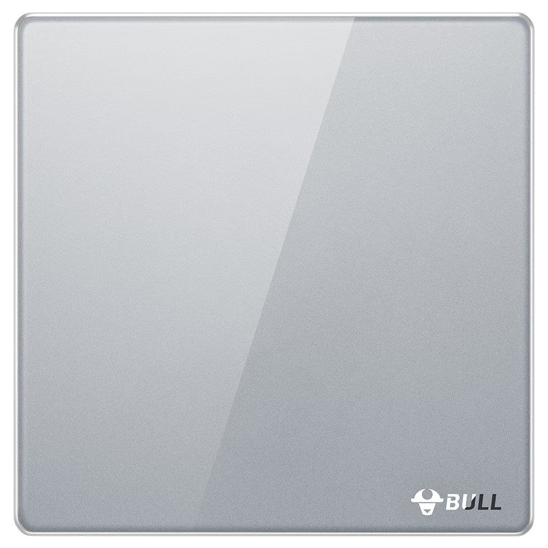 BULL Vintage Acrylic Ultra-thin Panel Switch One-gang Double Control Large Panel Switch G70K112A Moon Shadow Gray