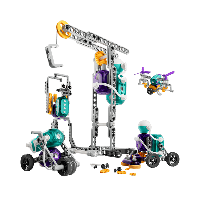 Science Can Maker Electric Educational Building Blocks, Birthday Gift for Children Aged 5-10, Educational Toy for Boys And Girls, Interactive Assembly Toy