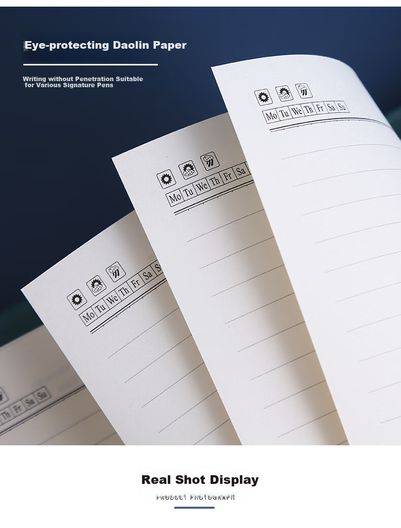 Weimei Loose-Leaf Notebook A5 Multifunctional Power Bank Journal with Customizable Logo, Thickened Planner with Replaceable Pages, High-Quality Business Gift for Teachers' Day Present 8