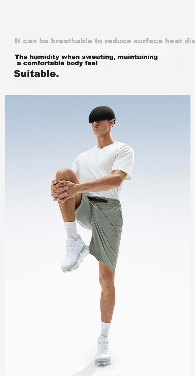 Bananain [Wang Yibo's Choice] Liangpi 505 Cool Pro Shorts for Men, Summer Sports Quick-Dry Cargo Breathable Five-Point Pants 12