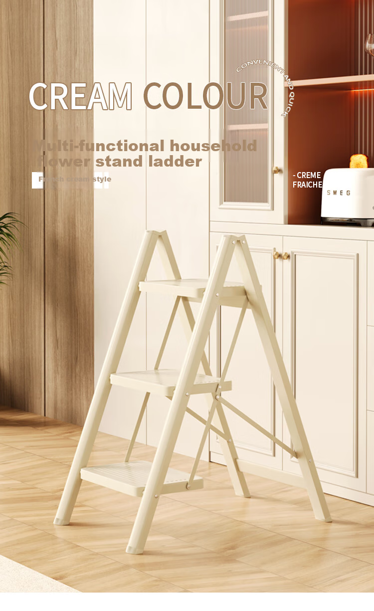 Yilinju Ladder, Household Ladder, Telescopic Ladder, Telescopic A-Frame Ladder, Home Ladder, Folding Ladder, Four Steps 1