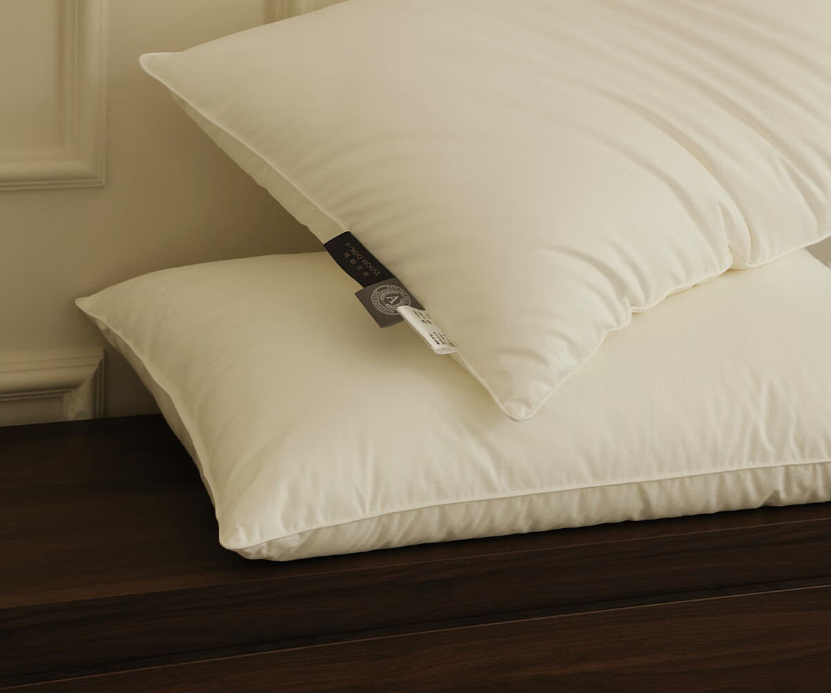 MIDO HOUSE Mingdu Soft And Slow Rebound Hotel Pillow, All-Cotton Pillow Core, Neck Support, Single Pack, Low Pillow, 48*74cm 2