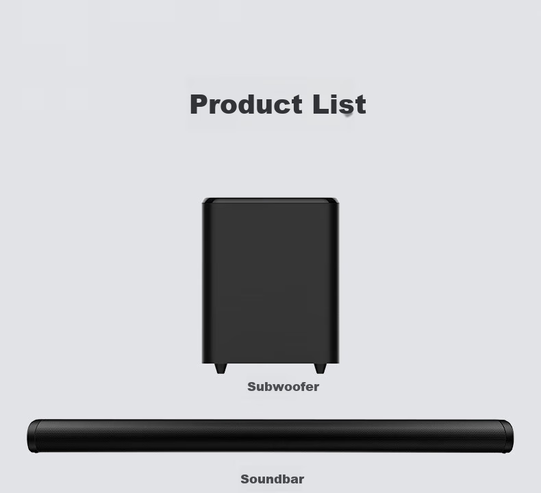 GIEC T130proA TV Soundbar, Speaker, Home Theater Audio System, Living Room TV Soundbar with 3D Surround Sound, Home Speaker, Wireless Subwoofer 33