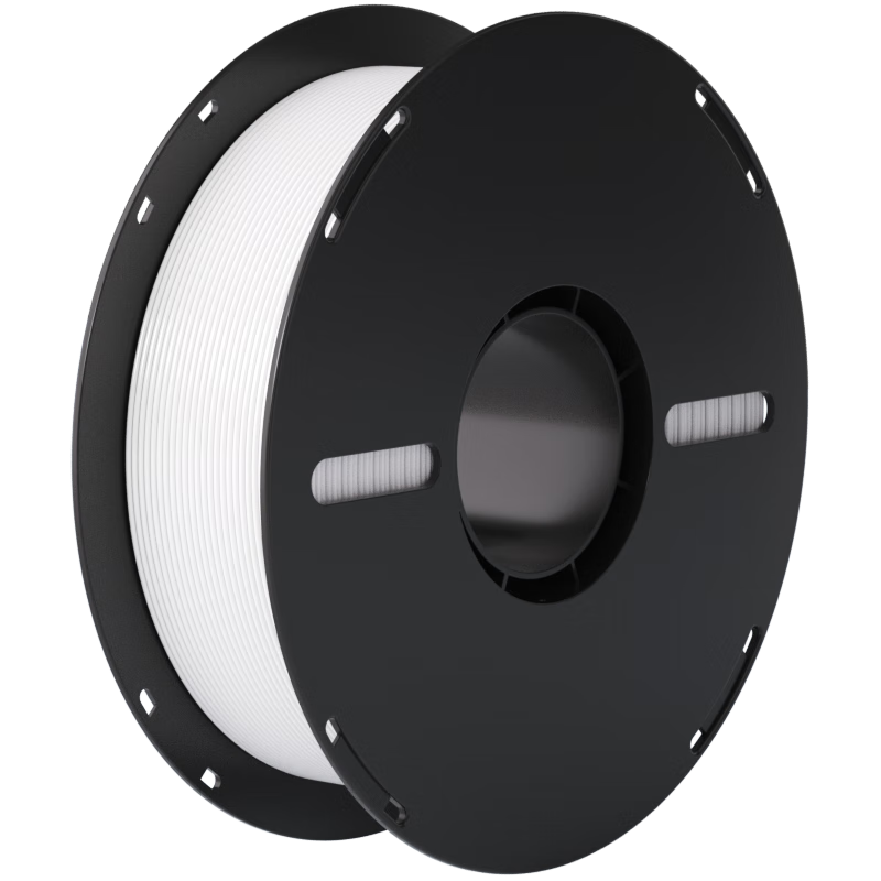 Kaimaier ABS 3D Printing Filament, 1.75mm Diameter, Net Weight 1kg, Low Odor, High Heat Resistance, High Rigidity, Suitable for Tuozhu P1 Series/Inventor QIDI/Aileku, White Color