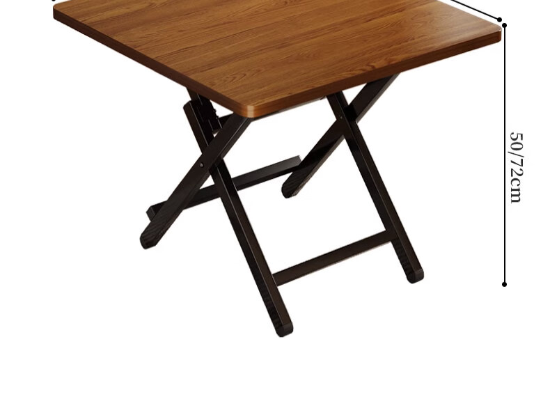 Mushuangfu Folding Table, Dining Table for Small Apartments, Living Room Eating Table, Outdoor Stall Table, Portable Small Square Table for Rental Apartments 12