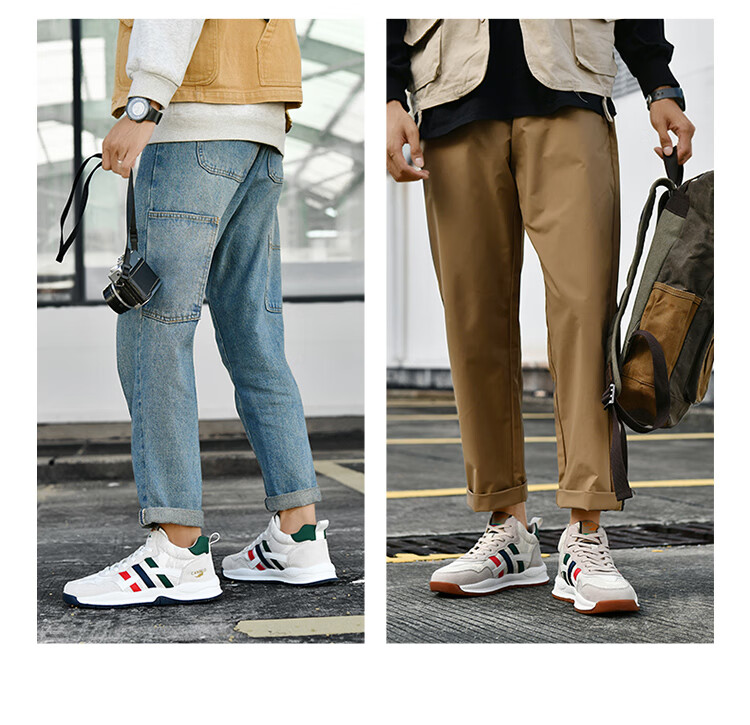 CARTELO Men's Shoes, Breathable Casual Sports Sneakers, Autumn And Winter Outdoor Jogging Hiking Travel Retro Versatile Classic New Style 21