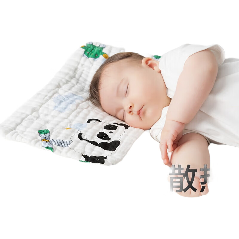 Подушка для новорожденных Babycare, дышащая, машинная стирка, Qiqi Tiankong, светло-голубой, 40*20