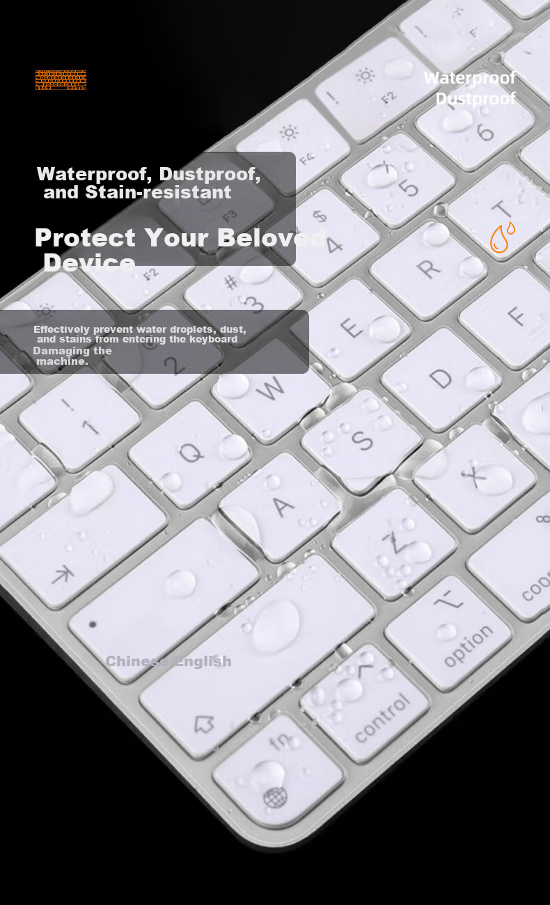 Jiasu Apple Magic Keyboard (With Touch Digital Number Pad) [A3119], Bluetooth Keyboard, Wireless Keyboard, Office Keyboard for MAC/iPad, Waterproof And Dustproof Cover 2