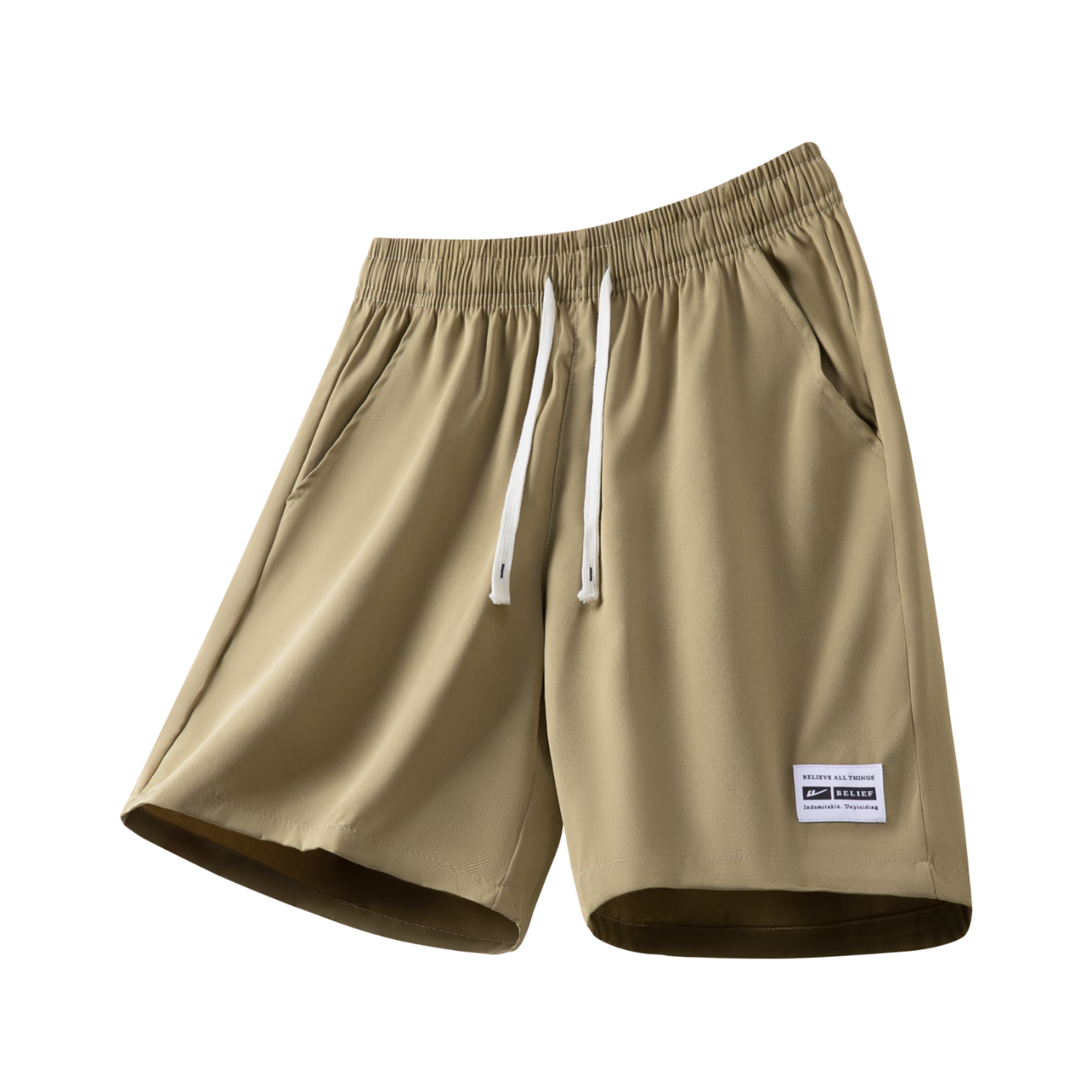 Warrior Men's Summer Shorts Casual Loose Sports Quick-Dry Khaki 2XL