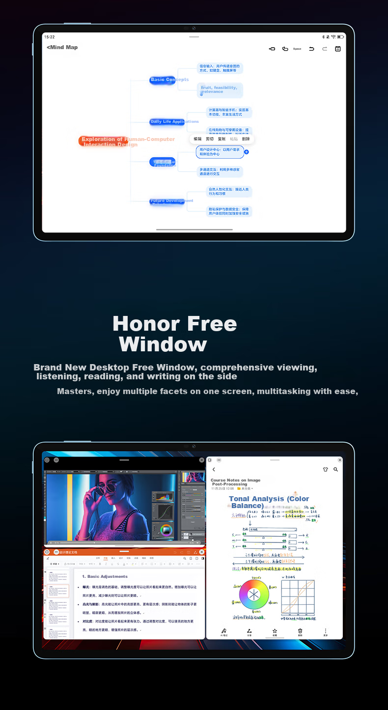 HONOR Tablet GT [Subsidies], 11.5-Inch Tablet Computer, 2.8K Eye-Protection Gaming Screen, High Cost-Performance Ratio, 8GB+256GB, Ice Crystal White, HONOR GT Series 24