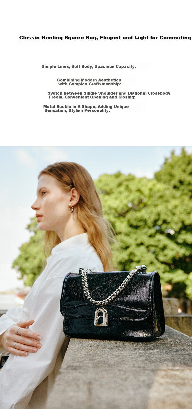 La Festin Women's Handbag, Light Luxury Brand Commuter Underarm Bag, Shoulder Crossbody Tote Bag, Birthday Gift for Wome 2