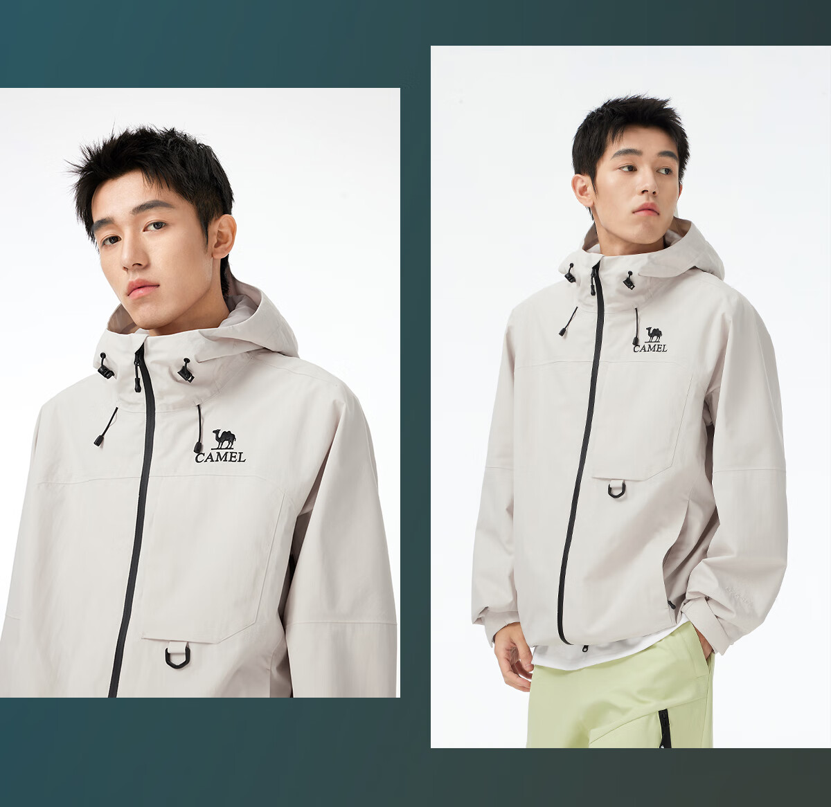 CAMEL Outdoor City Lightweight Men's Softshell Jacket Single Layer Windproof Waterproof Mountaineering Coat 2025 New L 12