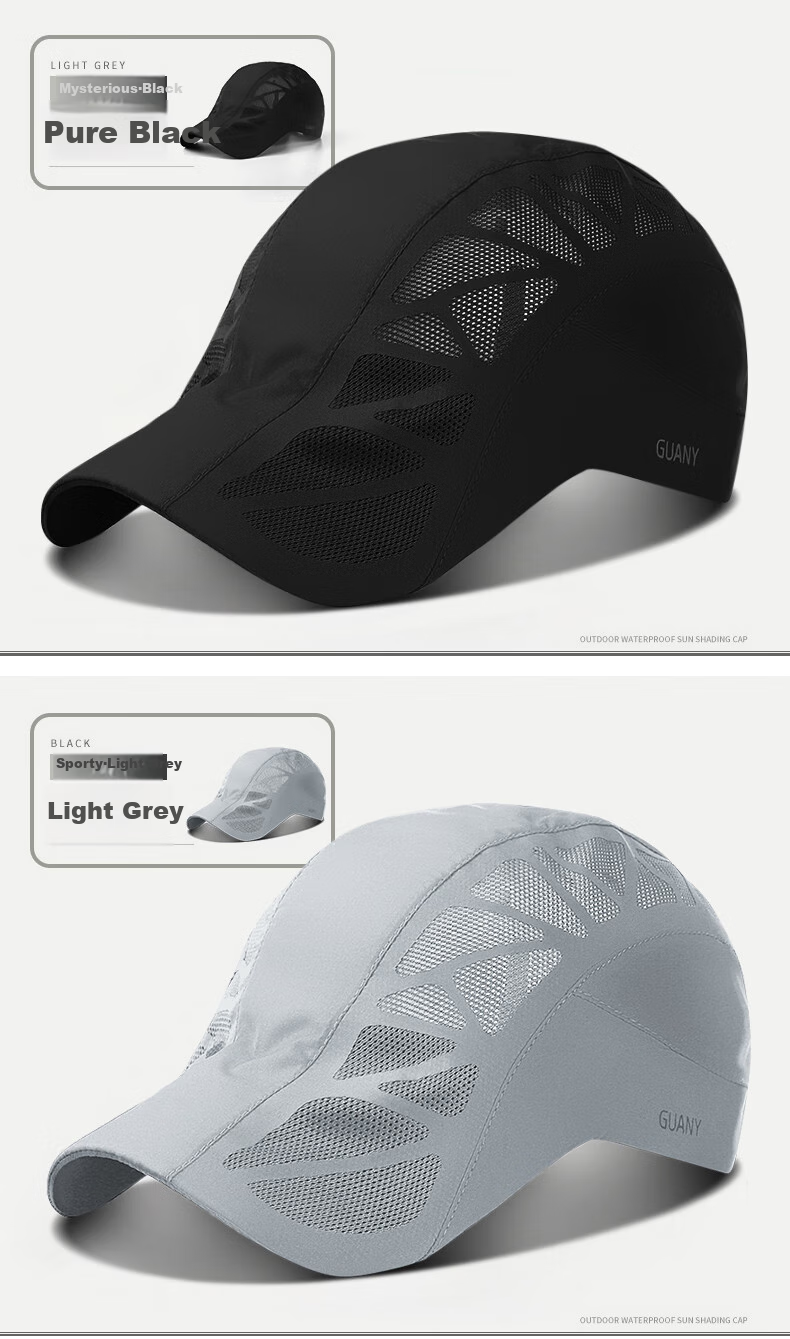 TUCANO Men's Summer Lightweight Quick-Dry Baseball Cap, Outdoor Sun Protection Hat for Men And Women, Casual Fishing Visor Cap 7