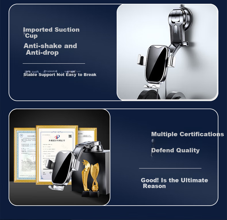 Jueshi Car Phone Holder, Specially Designed for Navigation, Suction Cup Mount, Dashboard And Truck Interior, New Model 2026 7