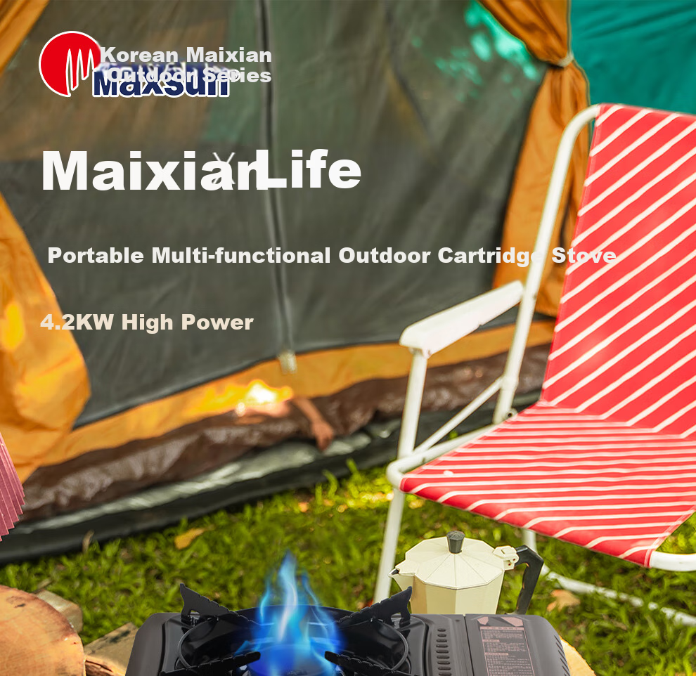 Jauto MAXSUN Outdoor Portable Gas Stove MS-2900HC, Propane And Butane Fuel, Camping Stove 1