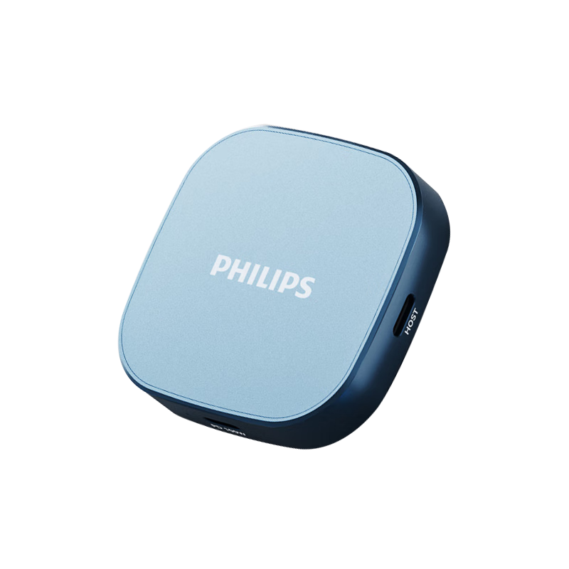 PHILIPS 1TB Magnetic Portable SSD USB3.2 External Hard Drive, 81PS Read Speed up to 1000MB/s, Type-C Direct Connection for Phones, Tablets And Computers, PSSD Expansio