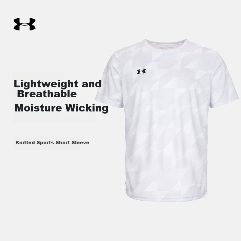 Мужская спортивная футболка UNDER ARMOUR, быстросохнущая, с коротким рукавом, для бега, фитнеса, тренировок, повседневная, удобная футболка с полурукавом
