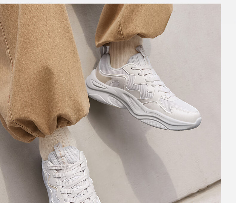 361° Men's Retro Cushioning Running Casual Sneakers Height Increasing Horn Bag Autumn Winter 672536781-1 10