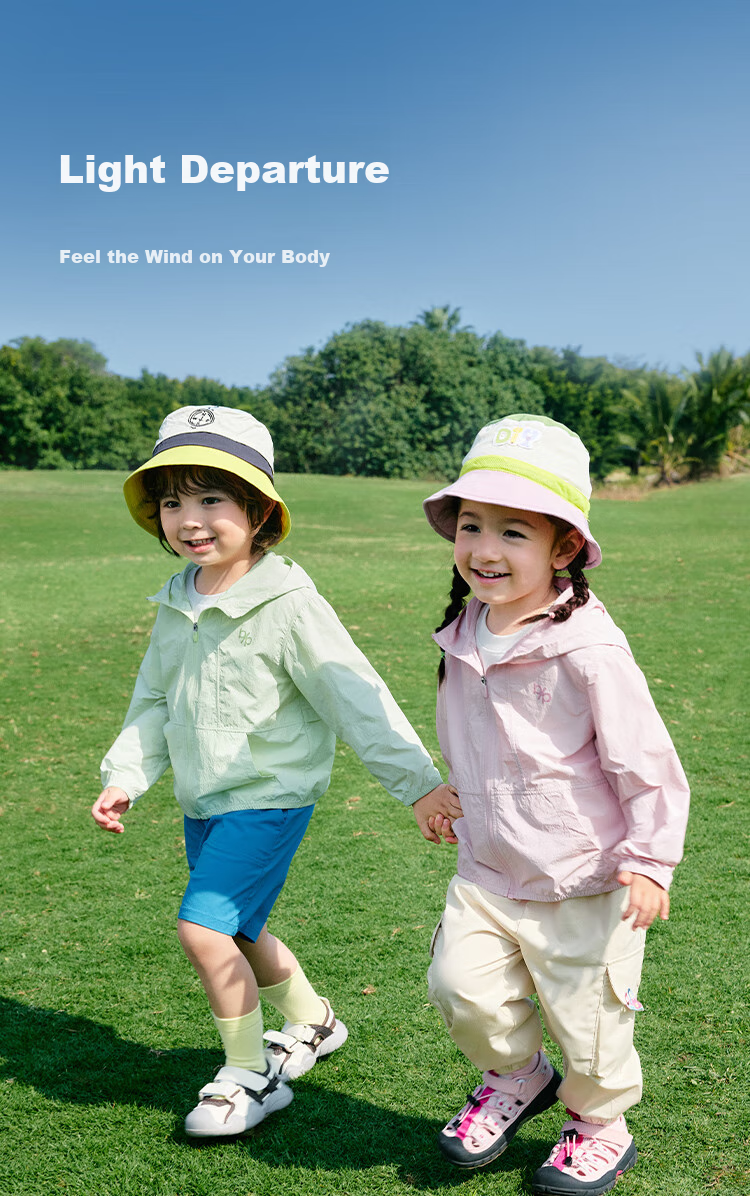 BALABALA Children's Clothing, Boys' Sun Protection Shirt, Girls' Summer Wear, Kids' Outerwear, Baby Cool-Touch Skin Coat, Lightweight Original Yarn, UPF50+ 5