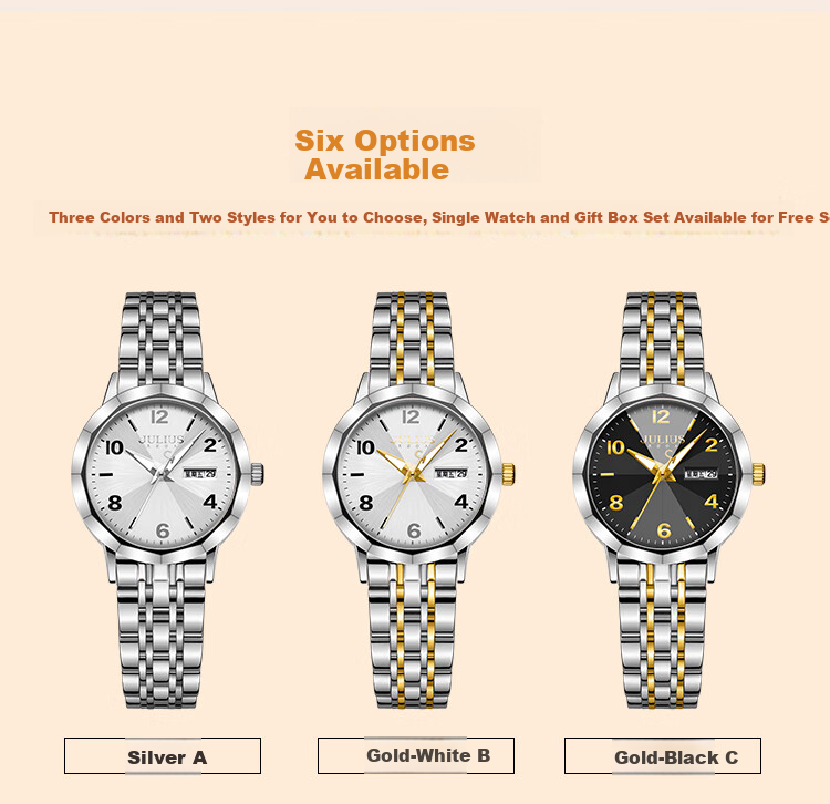 Julius Women's Watch [Gift for Goddess Day], Amunni Starry Sky Brand Ladies Quartz Watch for Girls 5