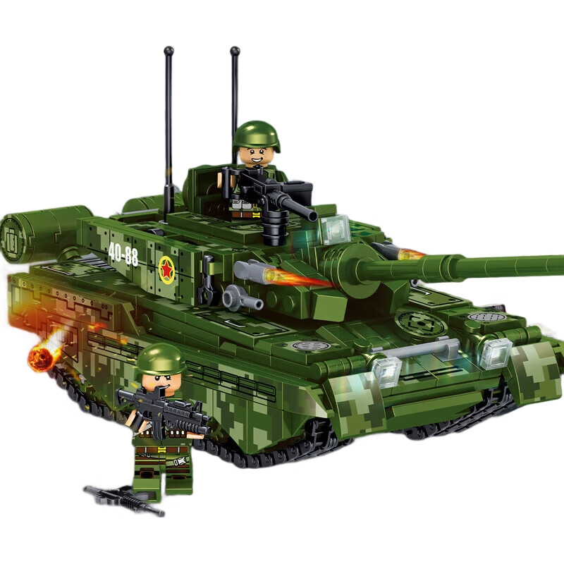 Конструктор "Китайский военный танк" Dayishou, совместимый с Lego, модель танка 99, 887 деталей, подарок для мальчика 10 лет