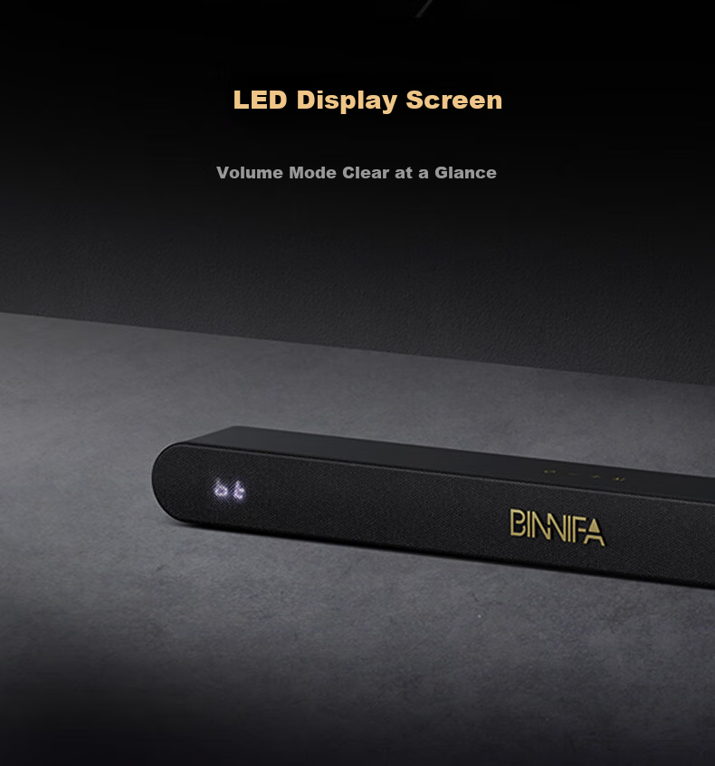 BINNIFA Soundbar TV Speaker, 5.1 Dolby DTS Decoding, Home KTV Package, Surround Sound Home Theater, Karaoke for Living Room, with Microphone 6