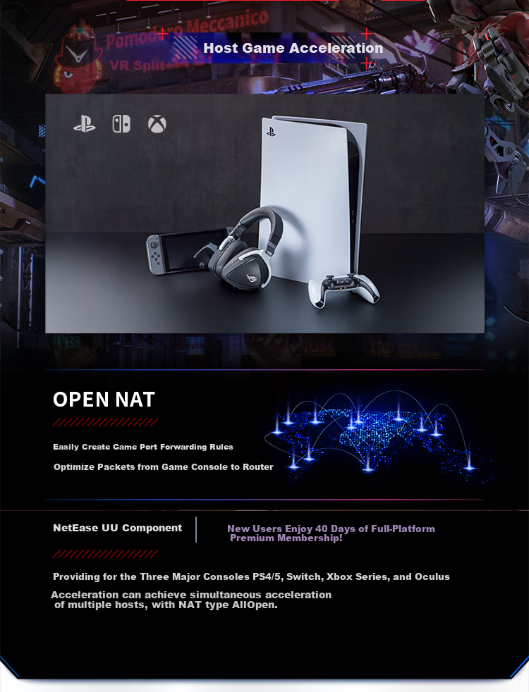 ROG [Renewal Subsidy] ROG Cube Tri-Band 10 Gigabit Gaming Distributed Parent-Child Router | Whole-House WiFi 6 Set, Gigabit Wireless Aimesh Flexible Routing System 13