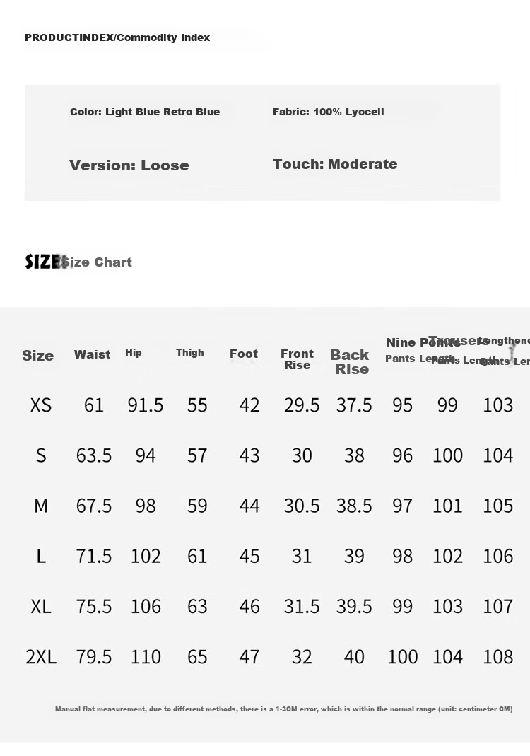 Langsha Tencel Denim Wide-Leg Pants for Women High Waist Slimming Lightweight Spring Summer New Loose Ice Silk Straight-Leg Trousers 10