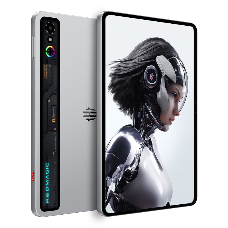 Nubia Red Magic Gaming Tablet 3 Pro 9.06-inch OLED Gaming Screen Snapdragon 8 Gen 2 8200mAh Battery Gaming Mini Tablet 12+256GB Silver Edition