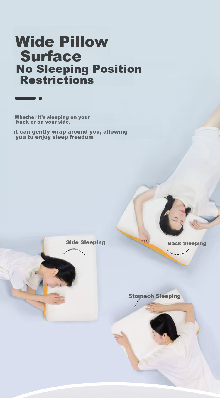 FUANNA Memory Foam Pillow for Students' Sleep, Cervical Spine Support, Slow Rebound, Sleep Care, Deep Sleep, 60*40*8cm 5