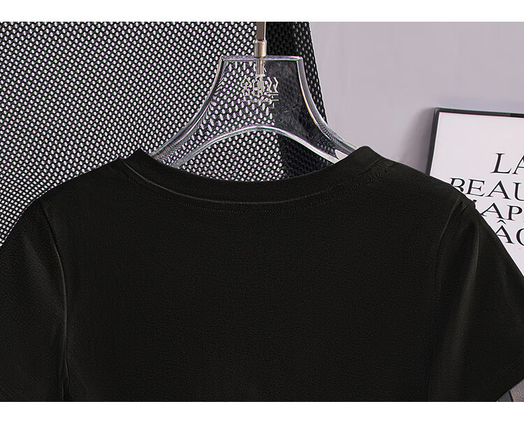 Cypress V-Neck T-Shirt 2026 Summer New Women's Fashion Slim Fit Elegant Lady Commuter Top 13