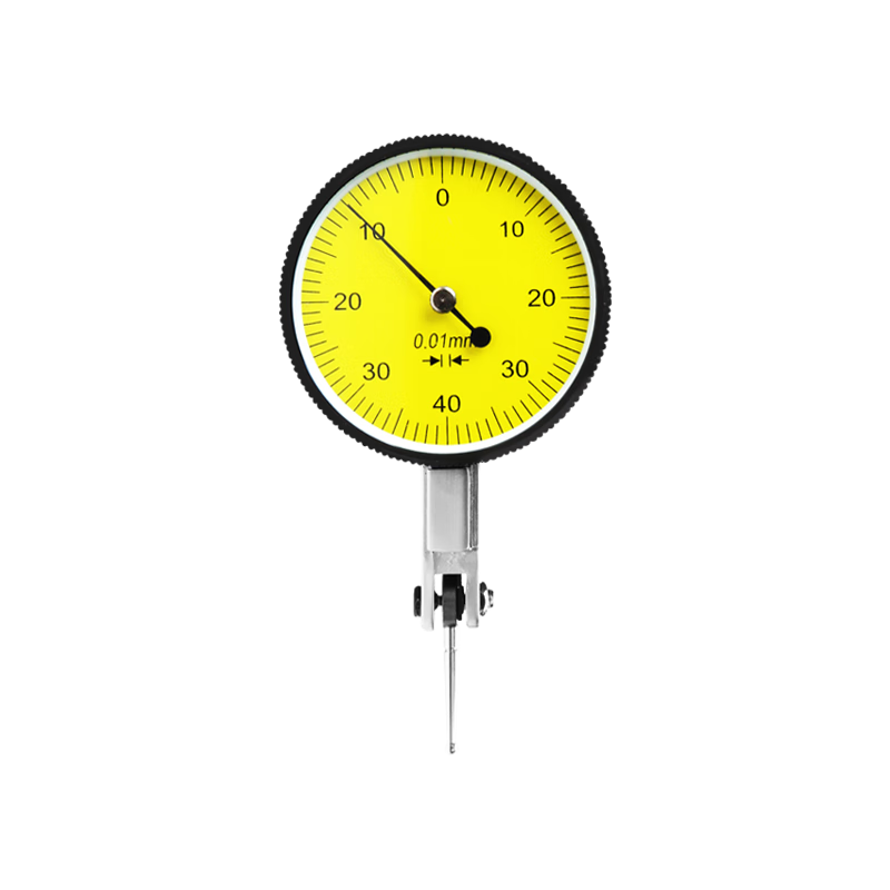 SYNTEK Lever Dial Indicator Set, High-Precision Large Dial Head, Thread Caliper, Bounce Prevention, Anti-Vibration Dial Indicator, 0-0.8mm