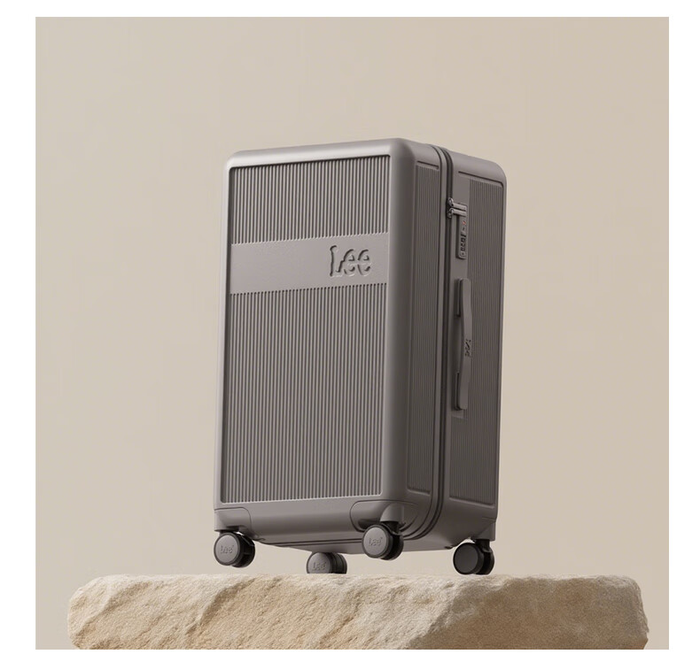 Lee High-Quality Large-Capacity Thickened Suitcase, Trolley Case, Travel Luggage, Password Lock Box, Aurora White, 28 Inches 28