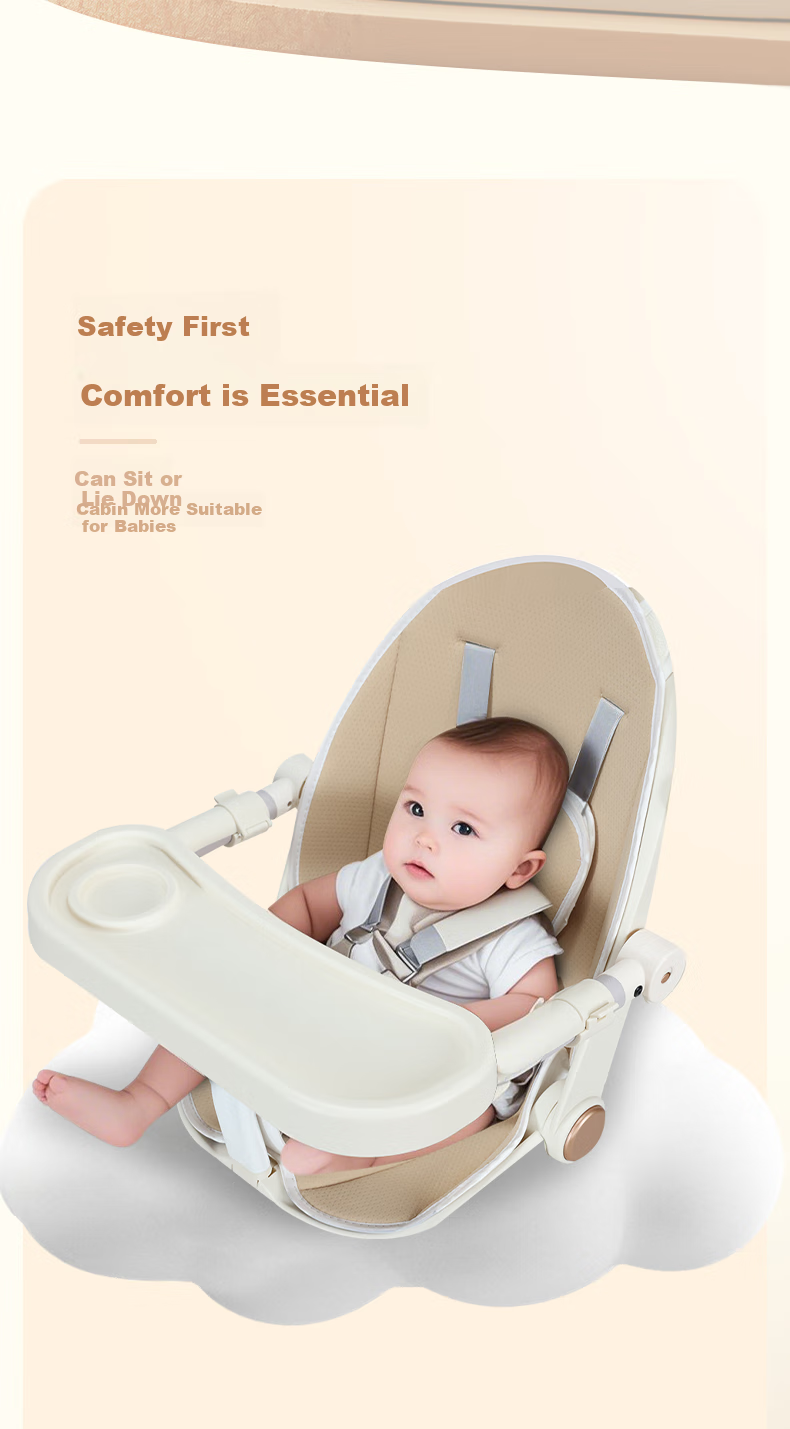 FOREVER Stroller, Can Sit And Lie Down, Lightweight, High Landscape, Reversible Folding, for Babies 0-6 Years Old, Baby Walking Aid Car 5