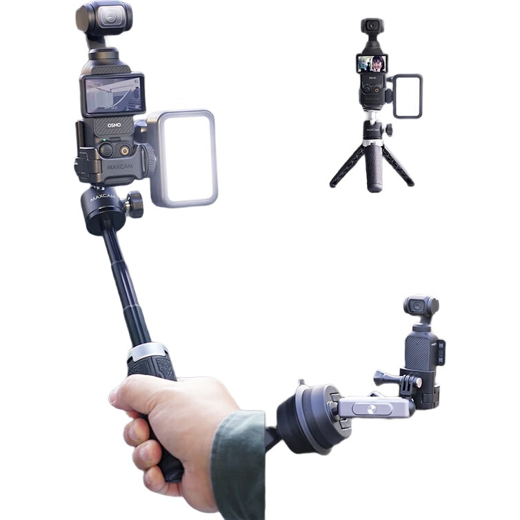 Крепление на рюкзак MAXCAM M-2 для DJI Osmo Pocket 3, аксессуар для экшн-камеры, держатель с вращением на 360 градусов