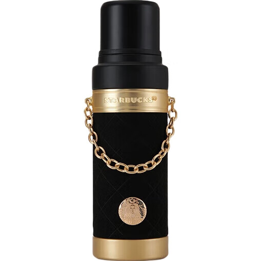 Термокружка Starbucks Coffee Treasure Golden Edition, 580 мл, золотистая, из нержавеющей стали, для кофе и воды, подарок на День Святого Валентина