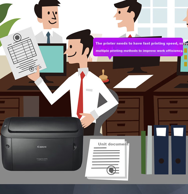 Canon LBP6018L+ A4 Black And White Laser Single-Function Printer (Fast Printing/energy-Saving And Eco-Friendly, Home Use) 3