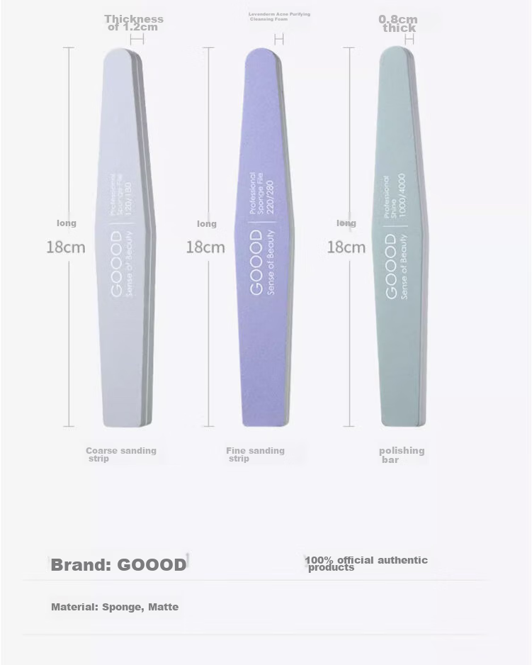 Goood Nail File, Nail Sanding Strip, Manicure File, Polishing And Grinding Strip, Specialized Sponge Rubbing Strip, Manicure Tool Set 16