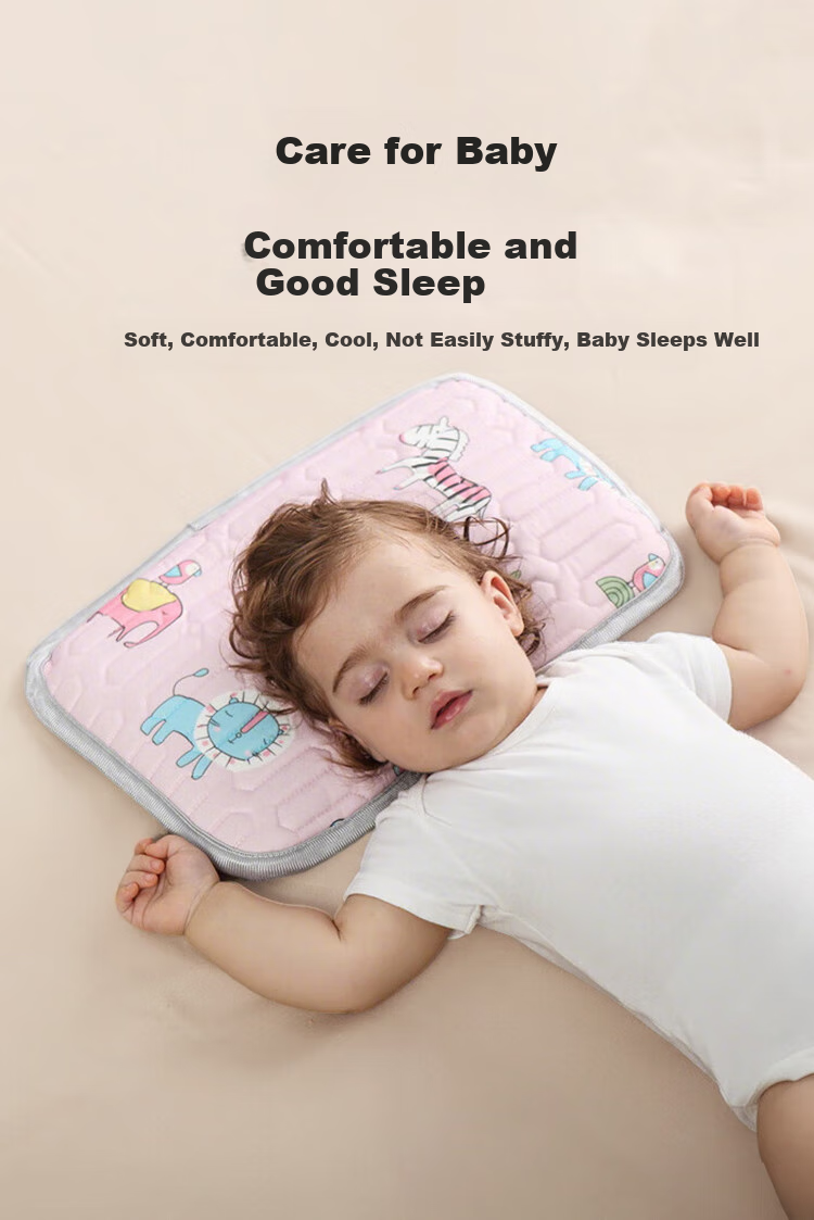 Aibaoshi Baby Comfort Pillow, Plush Candy Pillow, Newborn Growth Strip Hug Pillow, Multifunctional Side Sleeping Support Pillow, Light Green M486 4