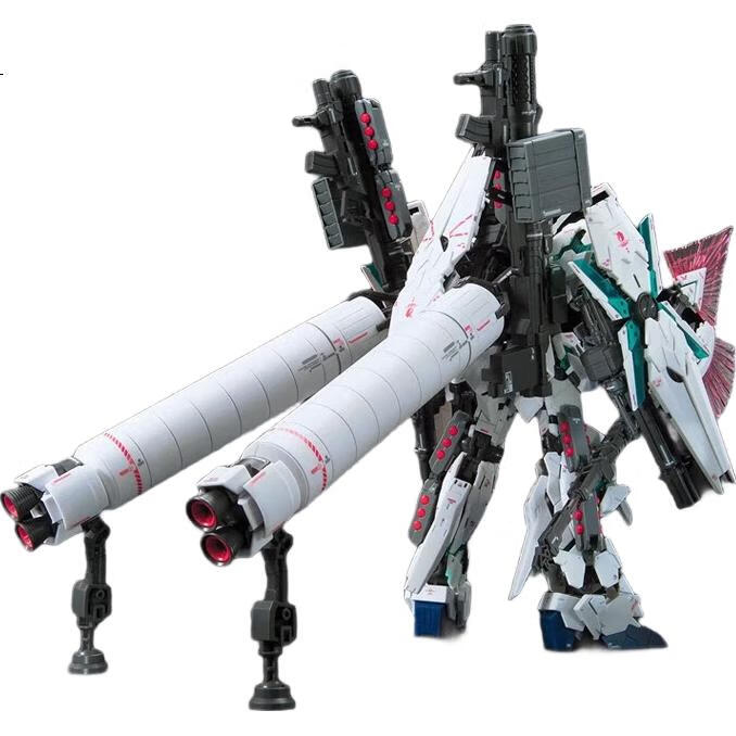 Модель BANDAI RG 30 1/144 Unicorn Green Skeleton, полностью экипированный, полностью бронированный, полностью вооруженный