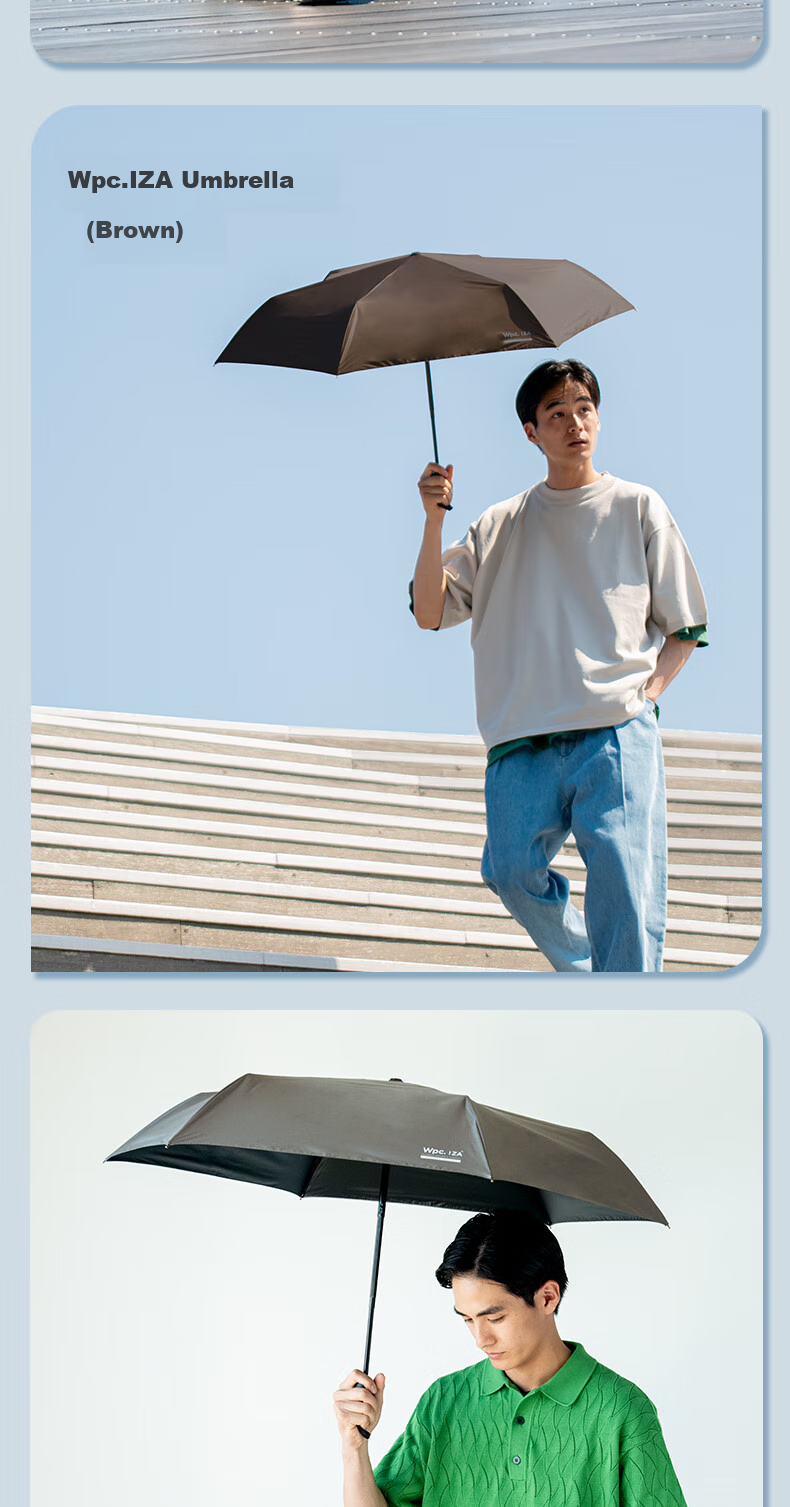 Wpc. Fully Automatic Sun Umbrella, Dual-Use for Sunny And Rainy Days, Black Rubber, Unisex Sun Protection Umbrella, Folding Business Umbrella, Portable, Compact Desig 9