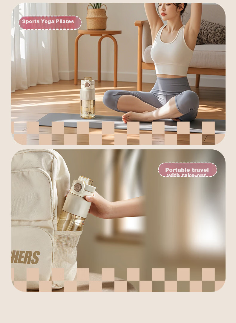 TKK Straw Cup for Pregnant Women And New Mothers, PPSU Water Bottle for Adults to Drink While Lying Down, Food-Grade Plastic Water Bottle for Students And Childre 22