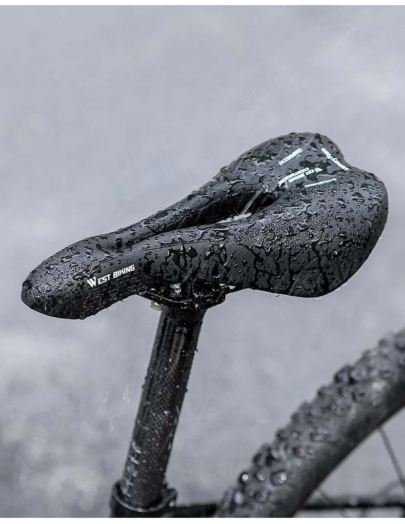 WestBiking Bicycle Seat, Road Bike Soft Seat, Thickened Shock-Absorbing, Hollow Breathable, Cycling Accessory 15
