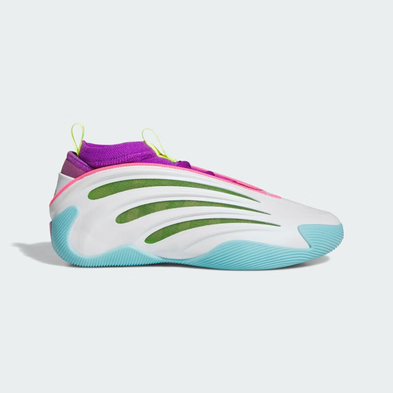 Adidas Unisex Basketball Series, SMU HARDEN VOLUME 9 Basketball Shoes, JQ4003, White, Size 40 1