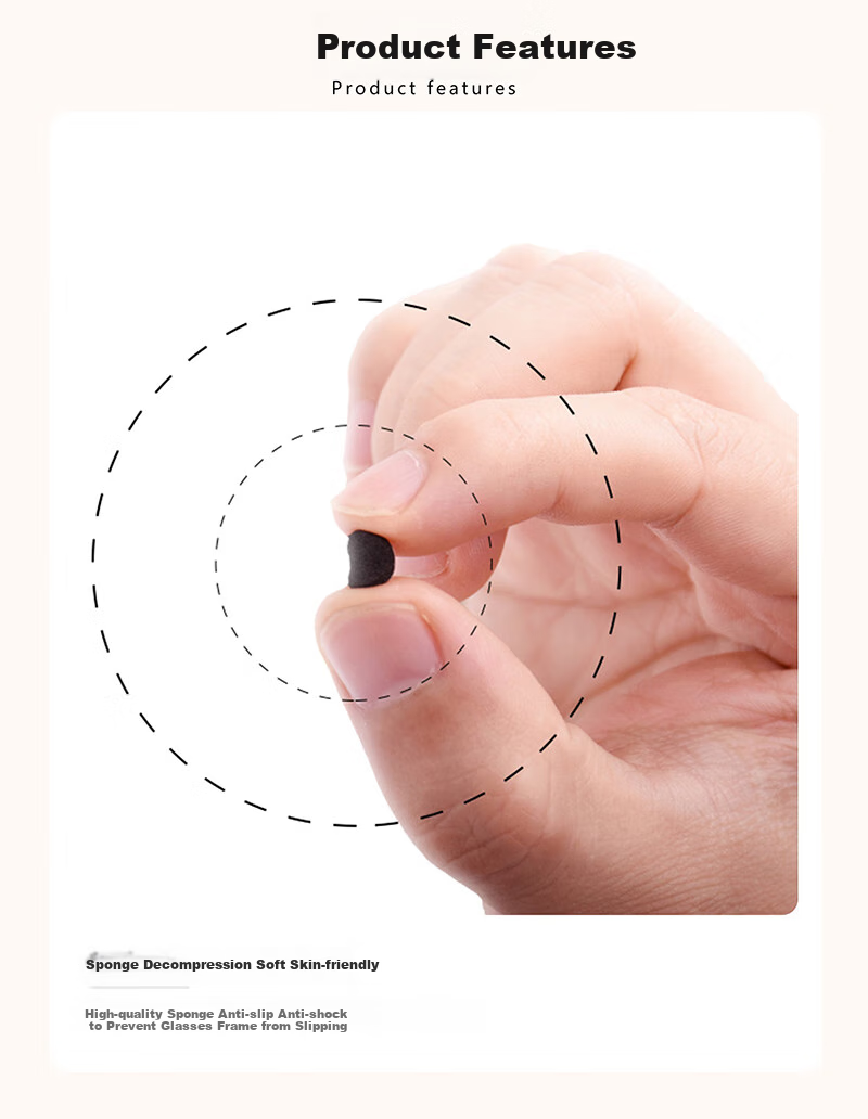 DRATRA Eyeglasses Nose Pads, Comfortable Soft Pressure-Reducing Non-Slip Seamless Thin Thick Nose Bridge Lift Pads, Anti-Fall Device 21